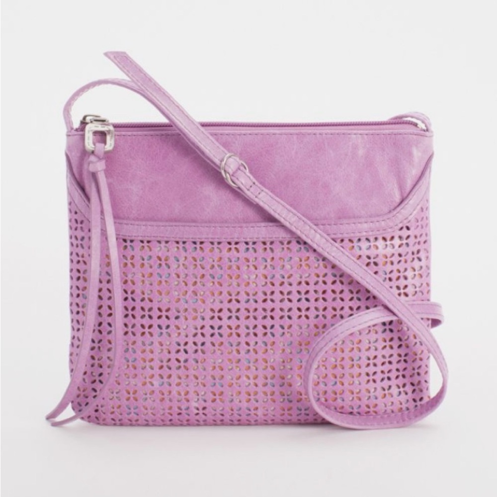 HOBO lilac crossbody “Liza” bag